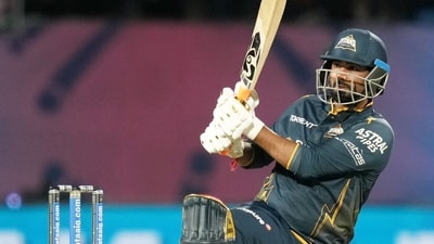 Some late fight shown by Rahul Tewatia, who registered his biggest IPL score with a fighting half-century, but the game was settled by the time he got to his shot-making. But ensured that the loss, at least on paper, didn't appear as big as it might have felt. A very decent 68. (PTI) Some late fight shown by Rahul Tewatia, who registered his biggest IPL score with a fighting half-century, but the game was settled by the time he got to his shot-making. But ensured that the loss, at least on paper, didn't appear as big as it might have felt. A very decent 68. (PTI)