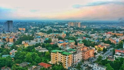 Siliguri is the only part of India that is physically linked to four different countries Siliguri is the only part of India that is physically linked to four different countries