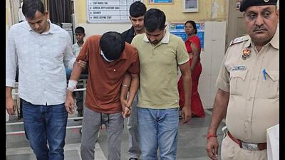 The alleged shooter Vikas alias Sanju, a native of Kurukshetra’s Ladwa was held, following a shootout with the police on May 17. (HT Photo) The alleged shooter Vikas alias Sanju, a native of Kurukshetra’s Ladwa was held, following a shootout with the police on May 17. (HT Photo)