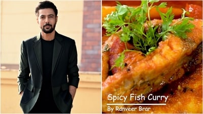 Indulge in Chef Ranveer Brar's spicy fish curry recipe for a comforting meal. (Instagram) Indulge in Chef Ranveer Brar's spicy fish curry recipe for a comforting meal. (Instagram)