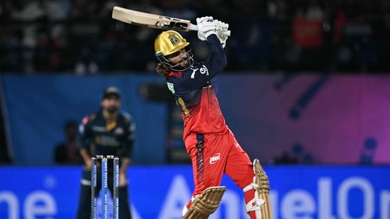 Rajat Patidar took the game away from the Gujarat Titans. (AFP)