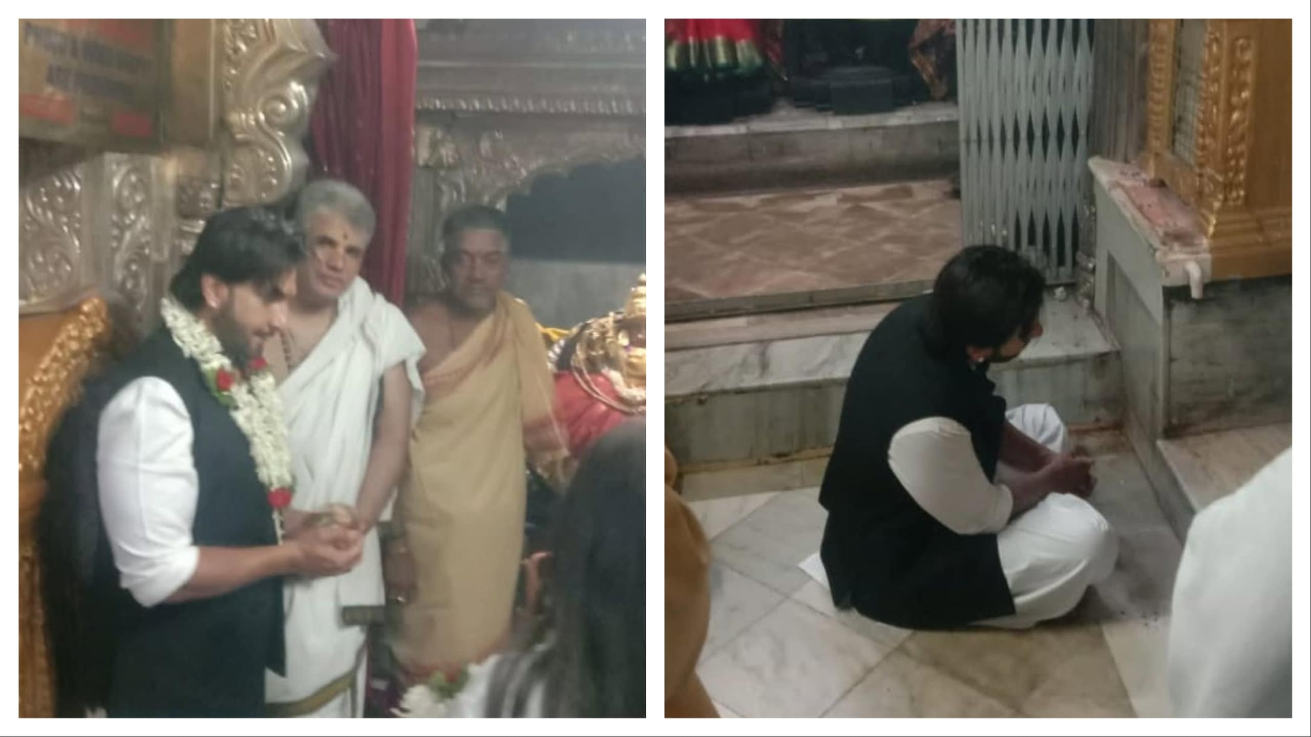 Ranveer Singh offered prayers at the Chamundeshwari Temple.