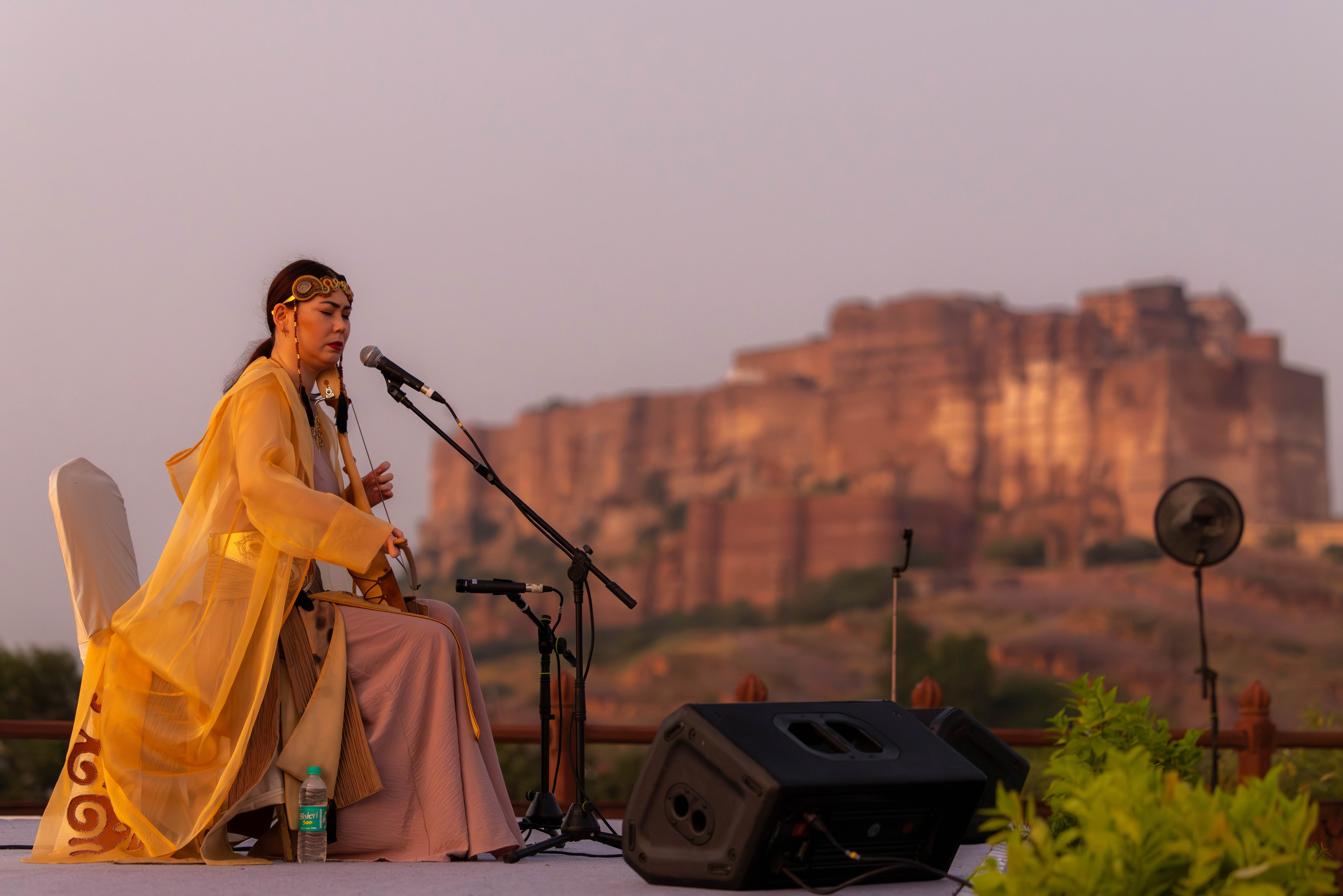 Layla Tazhibayeva at Jodhpur RIFF (Courtesy Jodhpur RIFF) Layla Tazhibayeva at Jodhpur RIFF (Courtesy Jodhpur RIFF)