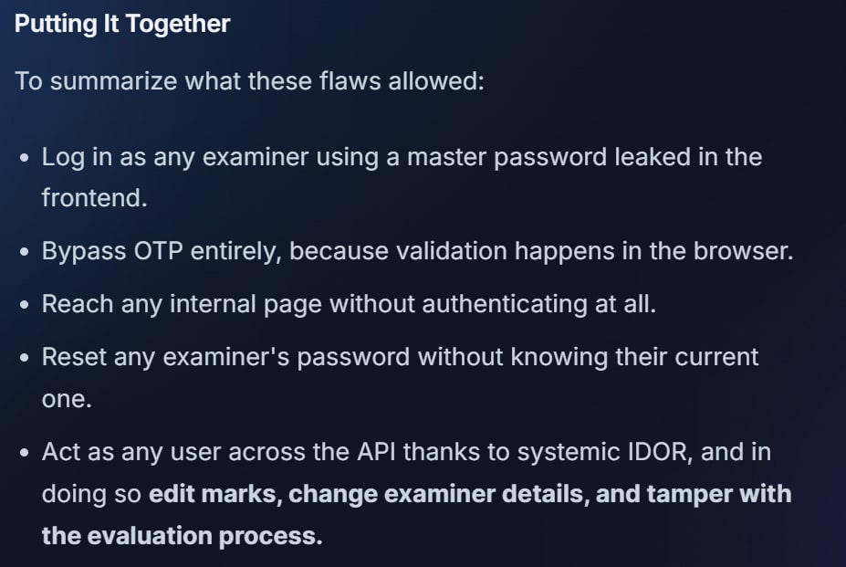 Nisarga Adhikary summarised the vulnerabilities he found in the OSM portal. (https://ni5arga.com/) Nisarga Adhikary summarised the vulnerabilities he found in the OSM portal. (https://ni5arga.com/)