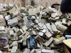  <span class='webrupee'>₹</span>80 lakh in unaccounted cash along with several tarpaulins and blankets that the former TMC government was allegedly supposed to distribute among people affected by natural calamities in Bengal were recovered. (Representative photo)