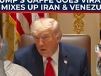 Did Trump confuse Iran with Venezuela again? POTUS' speech goes viral Did Trump confuse Iran with Venezuela again? POTUS' speech goes viral