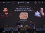 A session featuring actor Jaideep Ahlawat in conversation with casting director Mukesh Chhabra. (Courtesy Bazm-e-Virasat)