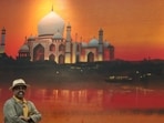 Artist Paresh Maity has unveiled two of his artworks at the Noida International Airport, which will open for public soon.