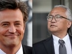 Perry (L) was found unresponsive in the hot tub of his Los Angeles home on Oct. 28, 2023. Iwamasa (R) had worked closely with Perry for years and was considered one of the actor’s most trusted aides. 