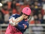 Rajasthan Royals' Vaibhav Sooryavanshi in action against Sunrisers Hyderabad in New Chandigarh on Wednesday. (AP Photo)