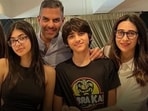 Sunjay Kapur and Karisma Kapoor share two children - Samaira and Kiaan. Sunjay Kapur and Karisma Kapoor share two children - Samaira and Kiaan.