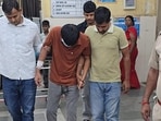 The alleged shooter Vikas alias Sanju, a native of Kurukshetra’s Ladwa was held, following a shootout with the police on May 17. (HT Photo)