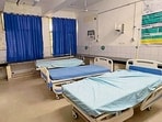 The heatstroke ward at civil hospital in Ludhiana. (HT Photo)