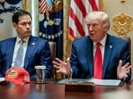 U.S. President Donald Trump and Secretary of State Marco Rubio attend a cabinet meeting in the Cabinet Room at the White House, in Washington, D.C., U.S., May 27, 2026. REUTERS/Evan Vucci