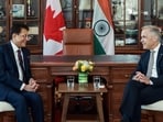Union commerce minister Piyush Goyal (left) with Canada's Prime Minister Mark Carney in Ottawa on Monday. (X)