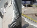 Police cordoned off the area after the incident, while CCTV footage captured the assailants shooting the property dealer from close range.