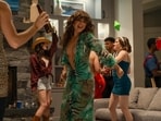 In a party scene, character Allie Hayes (played by Mika Abdalla) wears a recreation of the iconic gown while dancing to JLo’s music(Photo: IMDB)