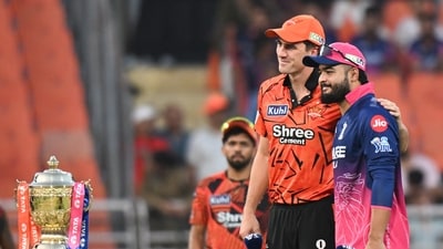 Pat Cummins won the toss and put the Royals to bat. (ANI Pic Service) Pat Cummins won the toss and put the Royals to bat. (ANI Pic Service)