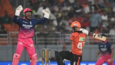 After the fall of the top three, Heinrich Klaasen was important for SRH. But Yash Raj Punja dismissed him. (ANI Pic Service) After the fall of the top three, Heinrich Klaasen was important for SRH. But Yash Raj Punja dismissed him. (ANI Pic Service)