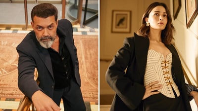 Bobby Deol and Alia Bhatt star in Alpha. Bobby Deol and Alia Bhatt star in Alpha.