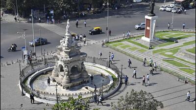 Flora Fountain at Hutatma Chowk (H) Flora Fountain at Hutatma Chowk (H)
