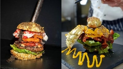These burgers leans firmly into indulgence, often accompanied by equally premium pairings. (Credits: Instagram) These burgers leans firmly into indulgence, often accompanied by equally premium pairings. (Credits: Instagram)