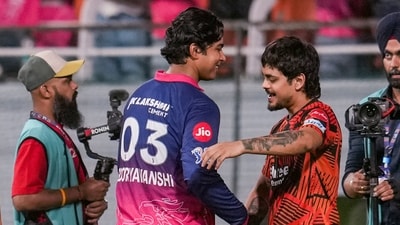 Rajasthan Royals won the game by 47 runs and moved forward to Qualifier 2. (PTI) Rajasthan Royals won the game by 47 runs and moved forward to Qualifier 2. (PTI)