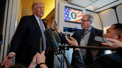 Trump is set to hold a key cabinet meeting on Wednesday to discuss end to war in Iran. (REUTERS)