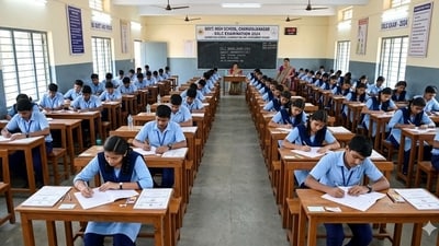 Karnataka SSLC results: More than 9 lakh students registered for the SSLC examination across Karnataka, of whom 8 lakh appeared. (AI image for representation)