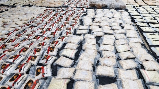 The operation was carried out on the intervening night of May 25 and 26, following specific intelligence inputs shared by ATS Gujarat about narcotics smuggling through the maritime route. (Representational image/AFP File)