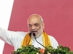 Gandhinagar, May 28 (ANI): Union Home Minister Amit Shah speaks during the inauguration and foundation stone laying of various development works, in Gandhinagar on Thursday. (@BJP4Gujarat X/ANI Photo) (ANI)