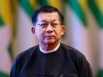 Myanmar President Min Aung Hlaing, who retired from the army in March to successfully contest Myanmar’s presidential election, will hold talks with Prime Minister Narendra Modi on June 1 (AFP)