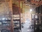 No casualties were reported as the weekly train was empty and stationed on platform number 3 for maintenance work when the blaze erupted. (Screengrab/ ANI)