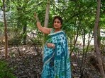 Through her nine-year-old initiative, Slim Homes, she has been promoting mindful consumption and environmental responsibility in a rapidly urbanising city increasingly marked by excess. (Parveen Kumar/HT PHOTO)