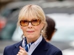 E. Jean Carroll exits the New York Federal Court after former President Donald Trump appeared in court in 2024.