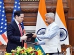 Indian External Affairs Minister S. Jaishankar and United States Secretary of State Marco Rubio sign the India–US Framework for Securing Supply in the Mining and Processing of Critical Minerals and Rare Earths. (Photo by @ MEAIndia)
