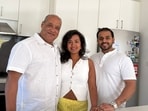 Sunil Sharma (L) disappered during a trip to India.