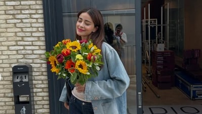 Ananya Panday seems unfazed amid criticism for Chand Mera Dil dance sequence. Ananya Panday seems unfazed amid criticism for Chand Mera Dil dance sequence.