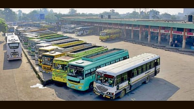 The ISBT in Ludhiana on Thursday. (HT Photo) The ISBT in Ludhiana on Thursday. (HT Photo)