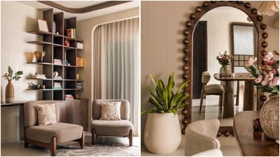Hyderabad home showcases warmth and functionality with Japandi design. (MK Gandhi) Hyderabad home showcases warmth and functionality with Japandi design. (MK Gandhi)