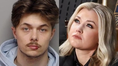 Jacob Wenske was arrested and accused of making threats against Erika Kirk and TPUSA. (X/@jackunheard, X/@GeneralMCNews)
