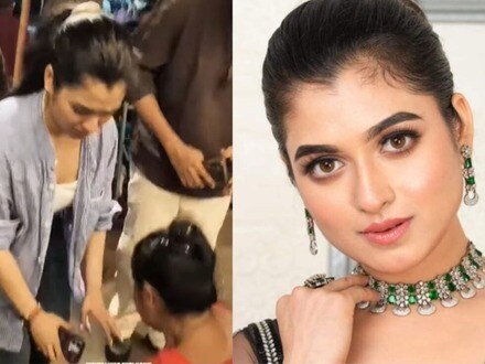 শ্যামৌপ্তিকে দেখেই তাঁর পায়ে হাত দিয়ে প্রণাম করতে গেলেন এক