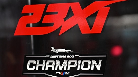 NASCAR suspended 23XI Racing employee Evanna Howell after an alleged golf cart incident.(Getty Images via AFP)