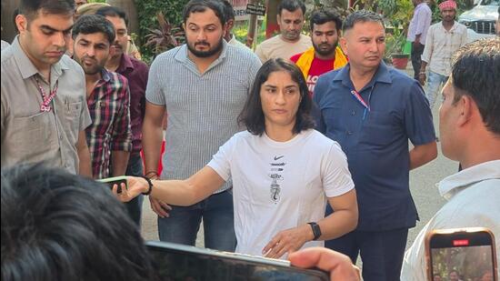 Vinesh Phogat. (Ht Photo)