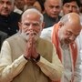 New Delhi: Prime Minister Narendra Modi, Union Home Minister Amit Shah and others during a Civil Investiture Ceremony, at Rashtrapati Bhavan in New Delhi, Monday, May 25, 2026. (PTI Photo/Shahbaz Khan)(PTI05_25_2026_000500A)(PTI)