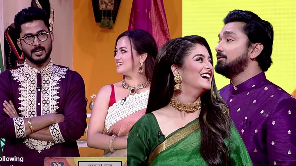 শ্বেতা-রুবেলের প্রেমে অহনার স্বামীর হাত! ‘দিদি নম্বর ১’-এর মঞ্চে ফাঁস গোপন গল্প