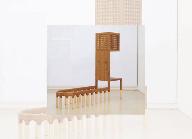 Erratics was inspired by colonial furniture commissioned by Europeans and made by Indians.