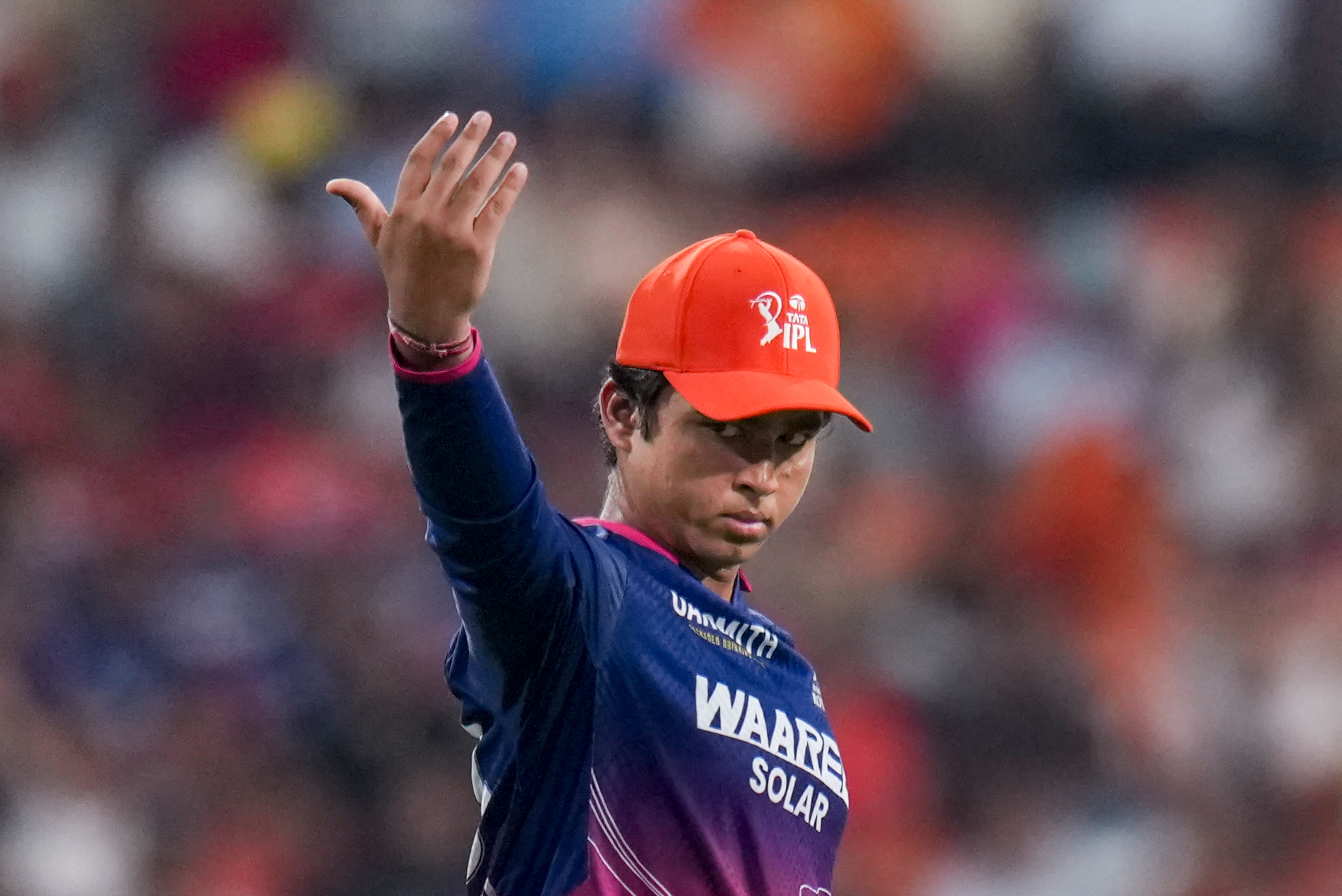 Vaibhav Sooryavanshi is currently leading the Orange Cap race. (PTI) Vaibhav Sooryavanshi is currently leading the Orange Cap race. (PTI)