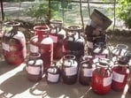 Chandigarh, May 26 (ANI): A view from the spot after LPG cylinders exploded inside a residence in the Burail area on Monday evening, in Chandigarh on Tuesday. (ANI Video Grab)