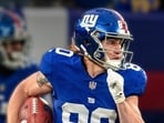 New York Giants wide receiver Gunner Olszewski suffered a non-contact injury during a drill.